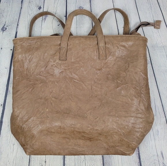 SOHO BAGS | genuine Italian dustressed leather slouchy backpack - Picture 1 of 9